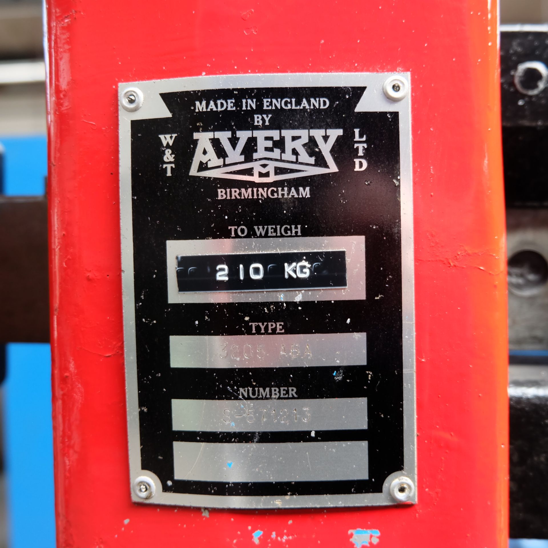 An Avery 3205ABA Platform Weighing Machine, 210kg capacity. - Image 4 of 4