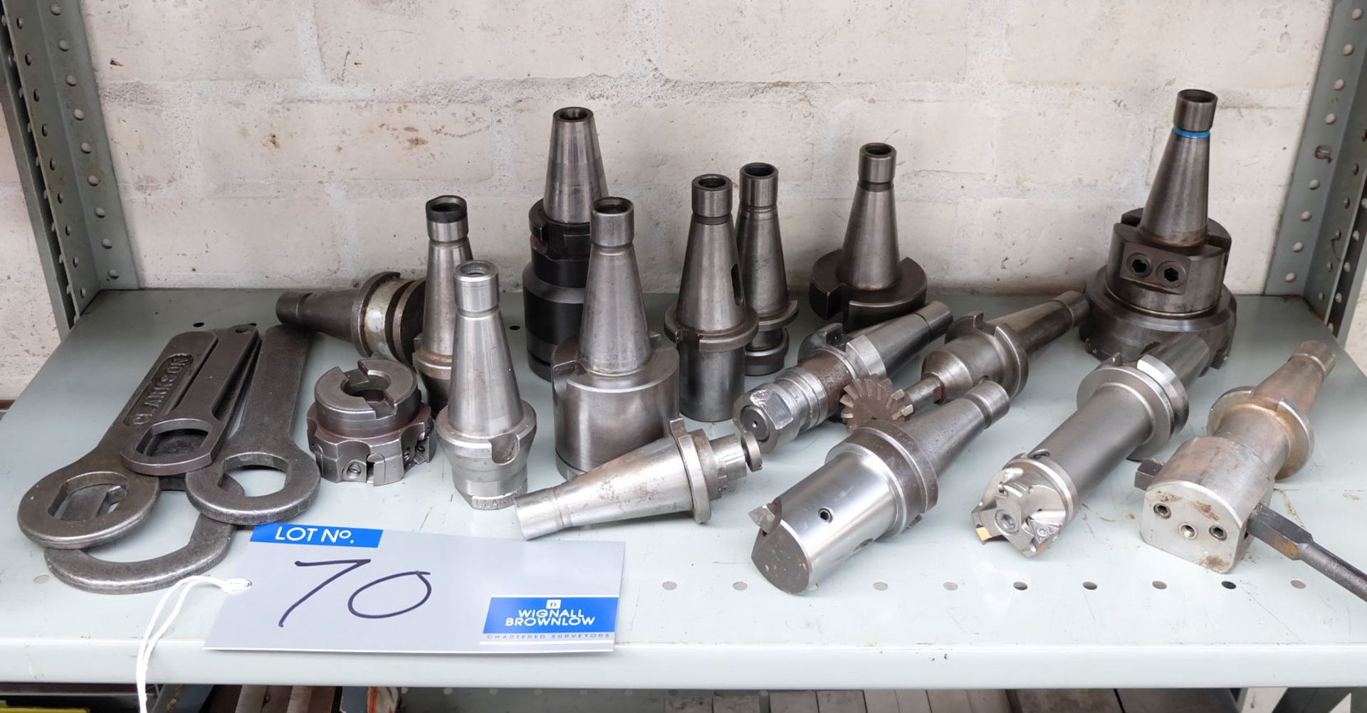 A Quantity of Assorted Milling Machine Spindle Tooling.