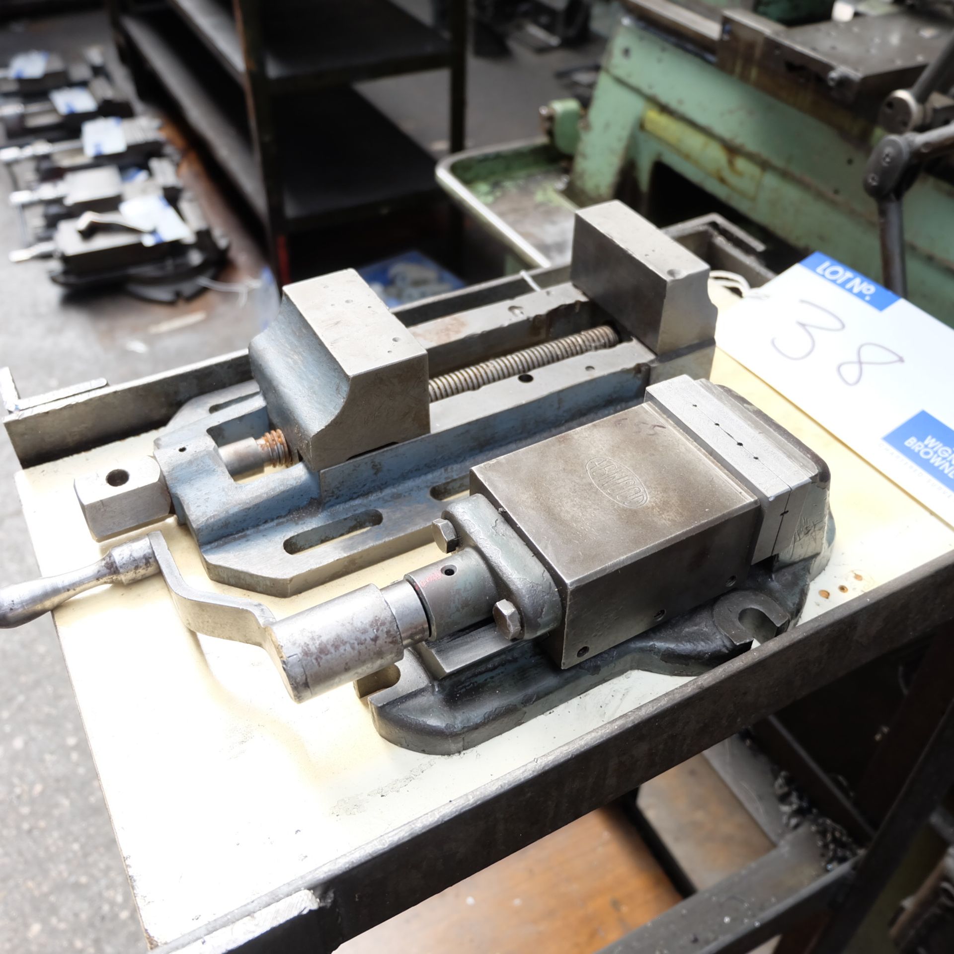 An Abwood 3in Machine Vice with A 3.5in Drilling Vice. - Image 2 of 3