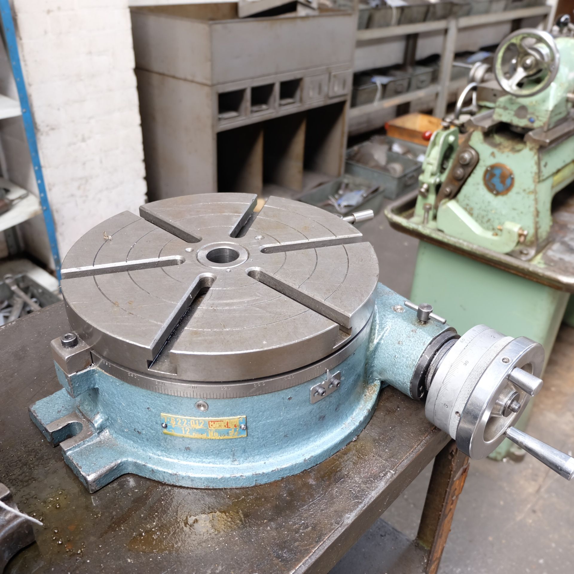 A 12in dia Rotary Milling Table. - Image 2 of 2