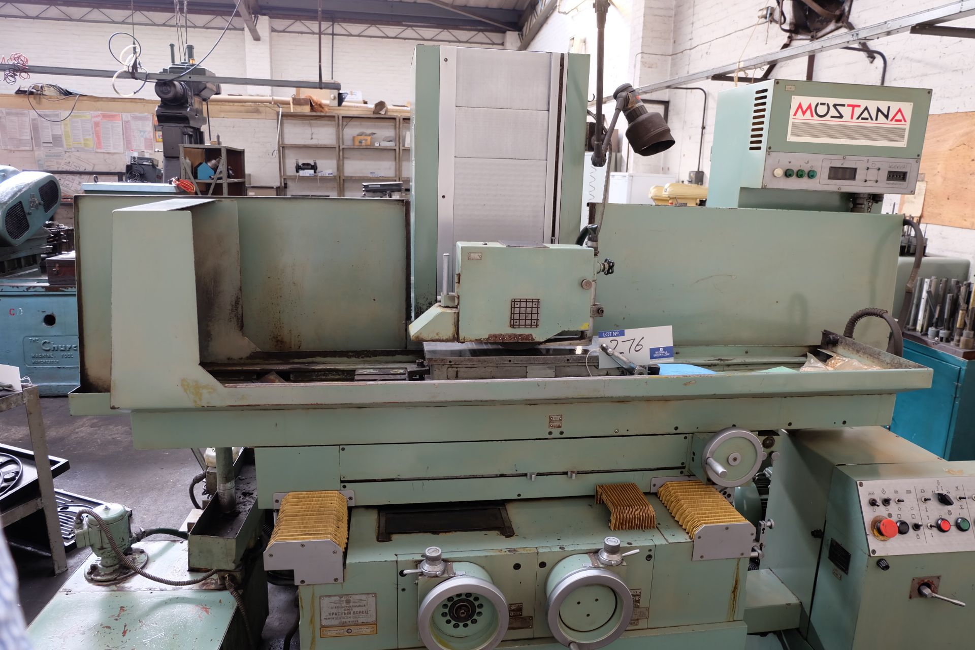 A Mostana Automatic Horizontal Surface Grinding Machine: 24in x 8in with coolant. - Image 4 of 8