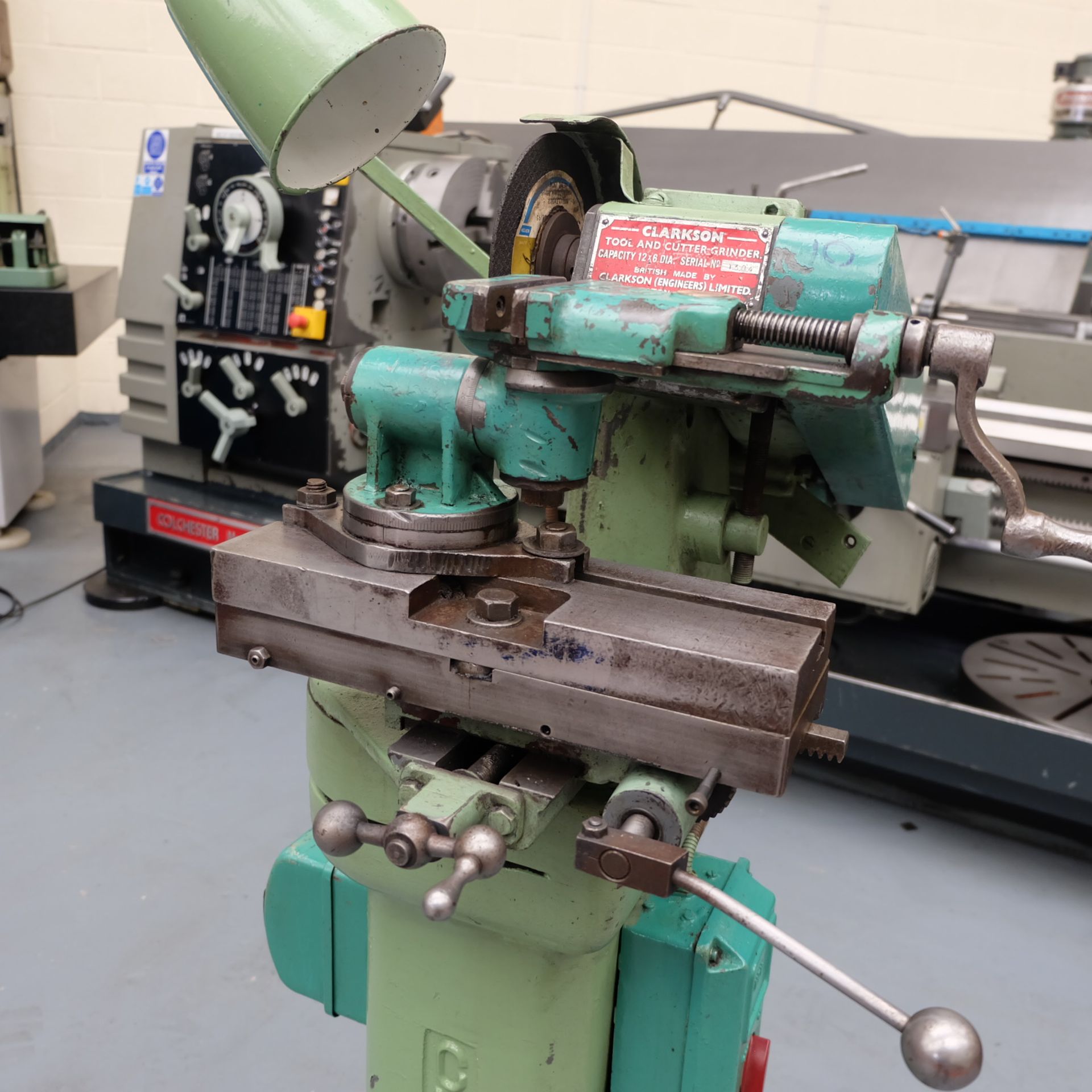 A Clarkson Mk1 Tool & Cutter Grinder, Capacity 12in x 6in Diameter with Universal Grinding Vice. - Image 2 of 6