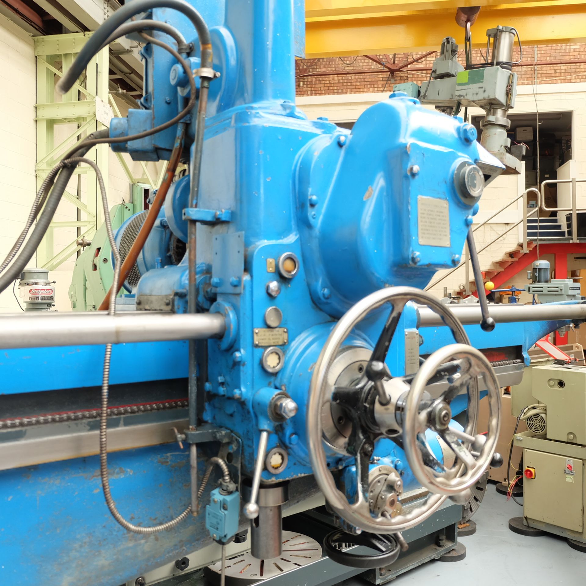 An Asquith Type ODI 6ft Radial Arm Drilling Machine, Spindle Taper 5 Morse, Spindle Speeds 31- - Image 4 of 10