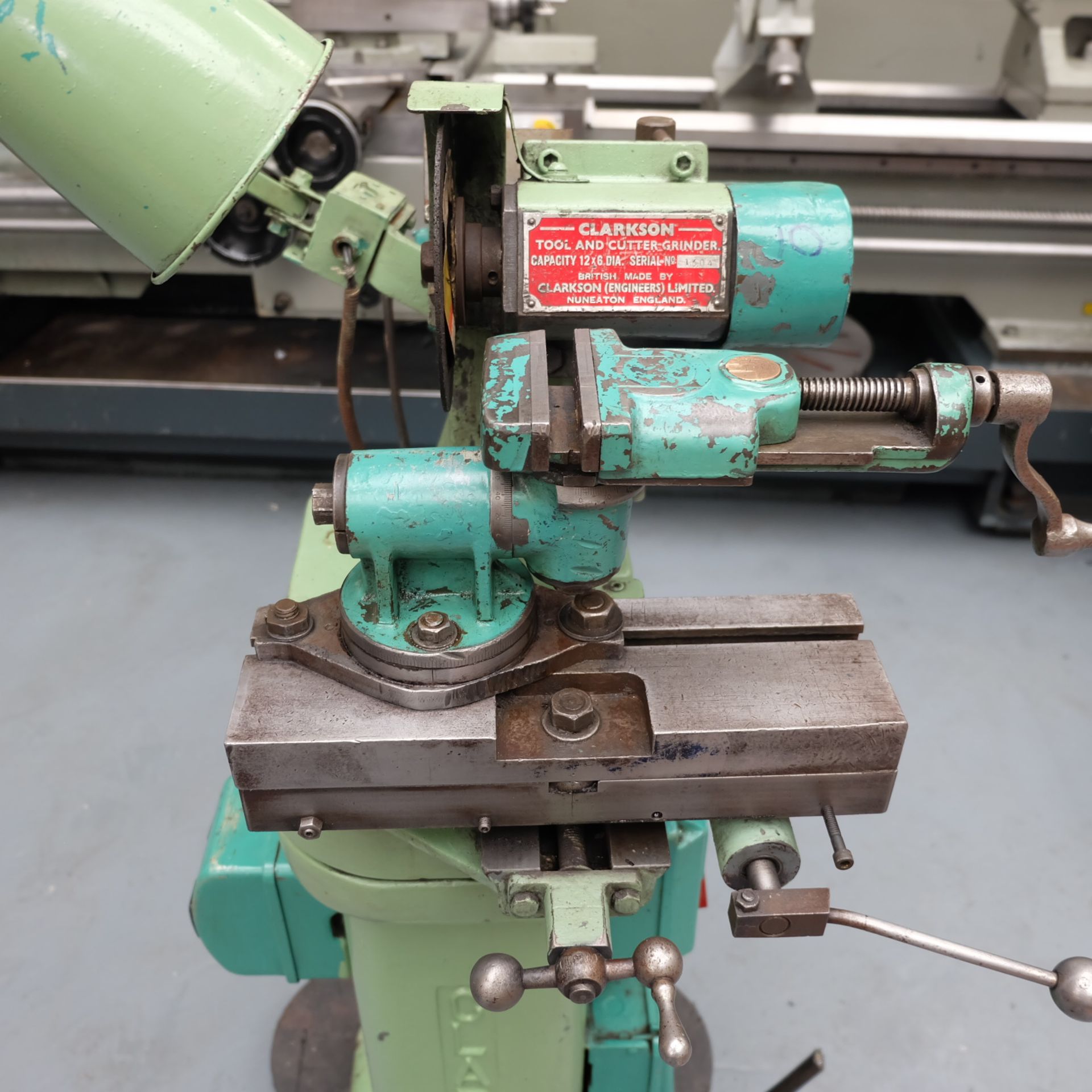 A Clarkson Mk1 Tool & Cutter Grinder, Capacity 12in x 6in Diameter with Universal Grinding Vice. - Image 3 of 6