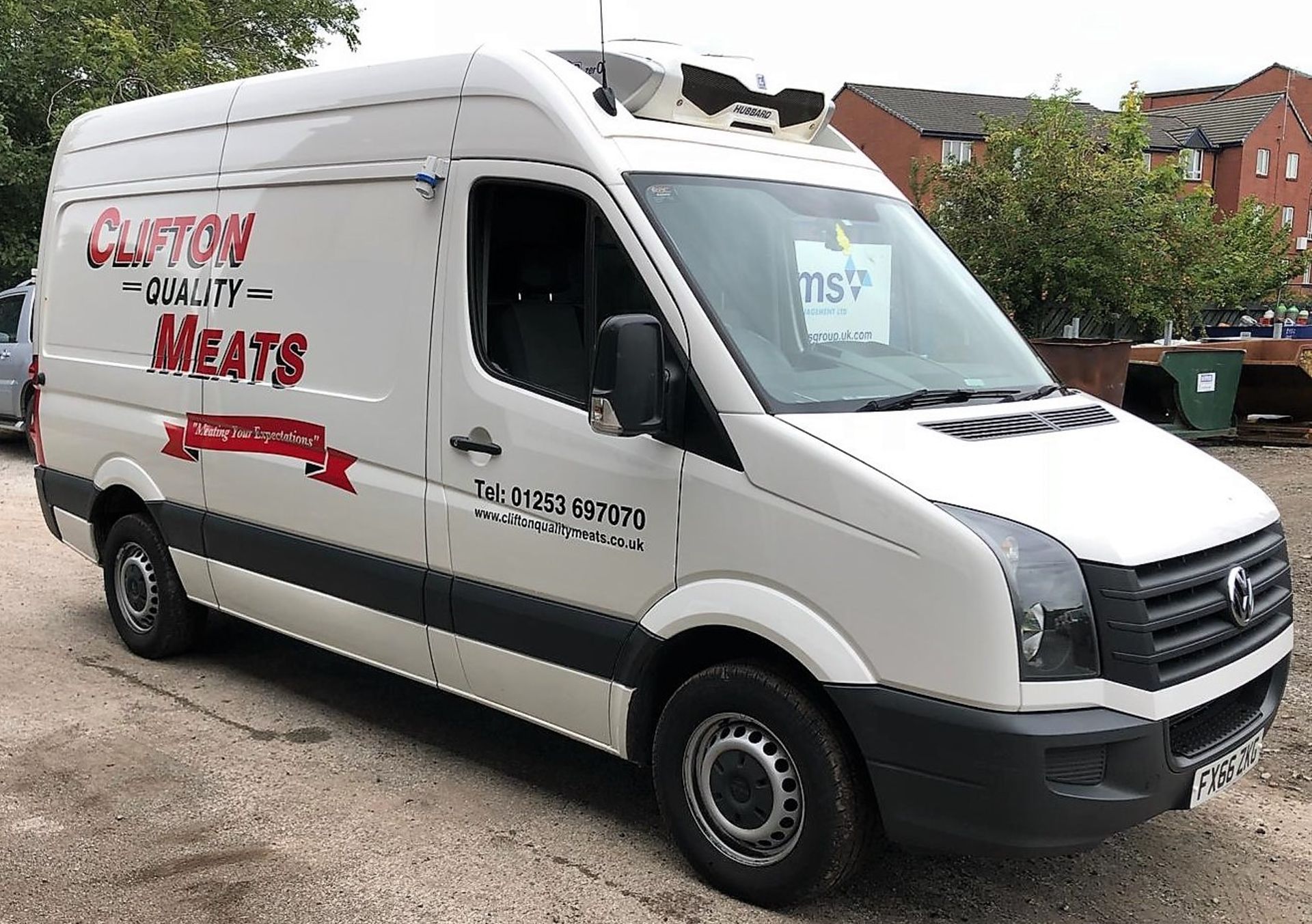 A Volkswagen Crafter CR35TDI MWB Refrigerated Pane