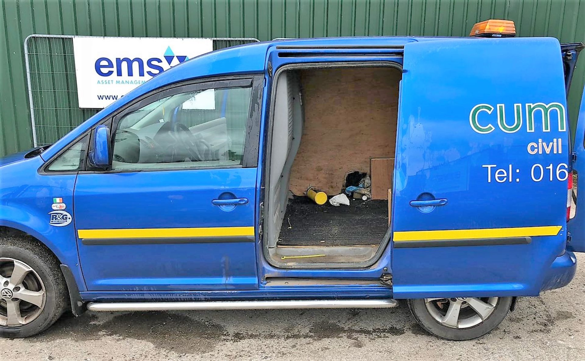 A Volkswagen Caddy C20 1.9TDI Van Reg. No.KY59 JPJ - Image 8 of 8