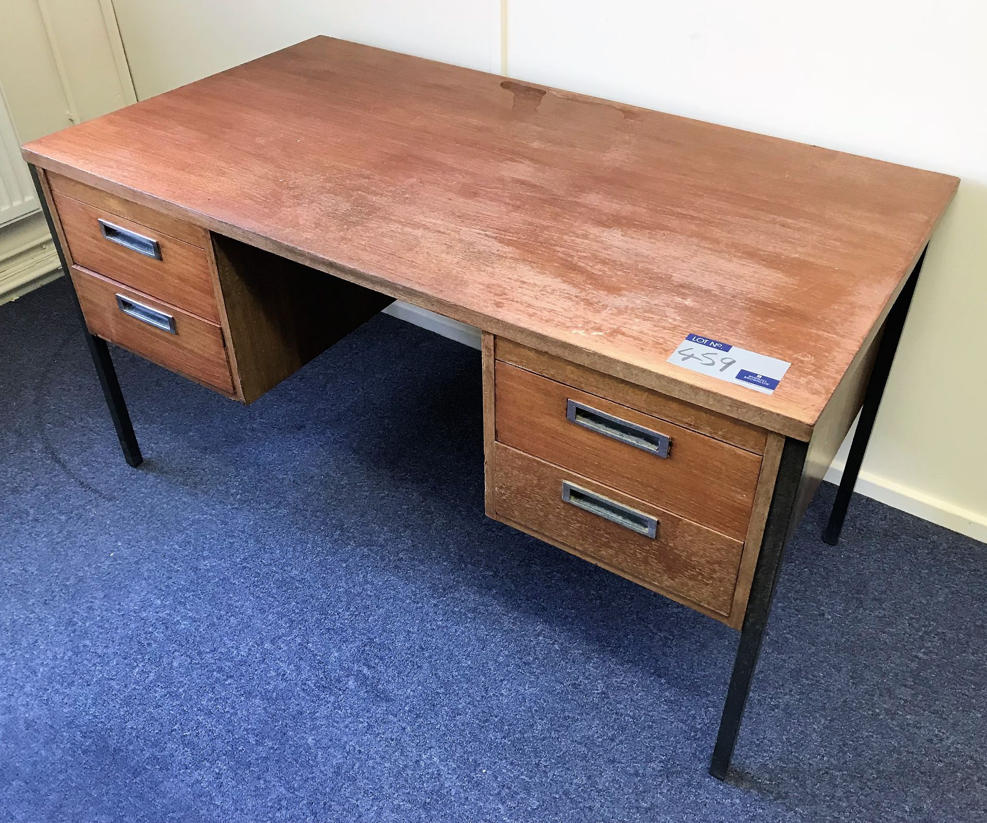 The Remaining Office Furniture comprising 7 Chairs, Circular Meeting Table, 3/4 height Cupboard, - Image 7 of 8