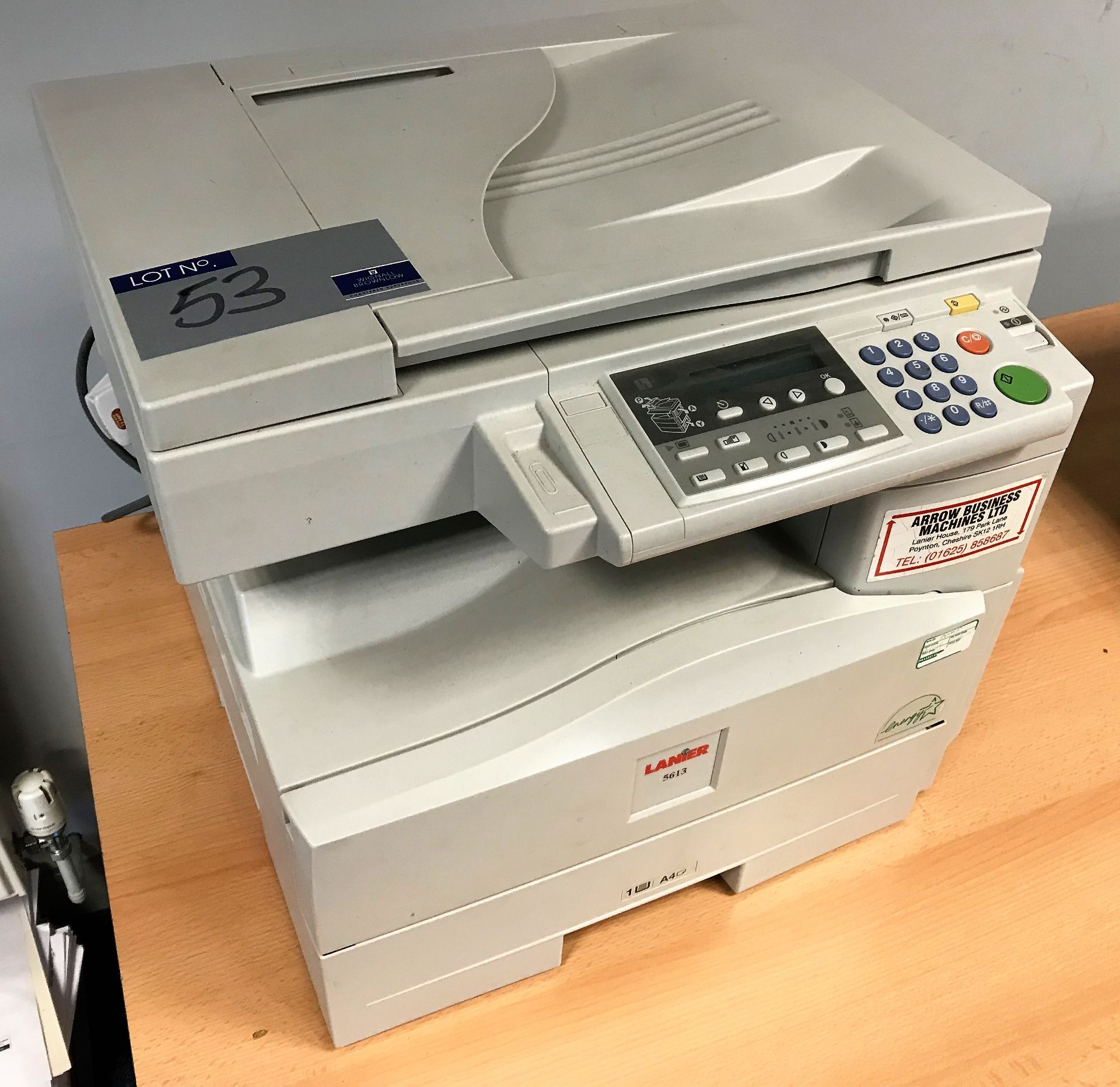 A Lanier 5613 Table Top Photocopier (Normanton).