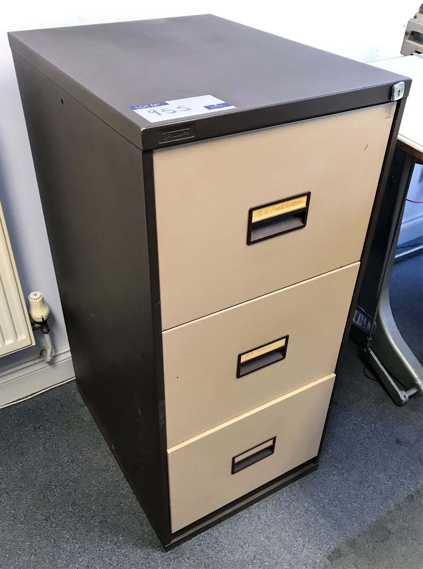 A Triumph 3 drawer Filing Cabinet.