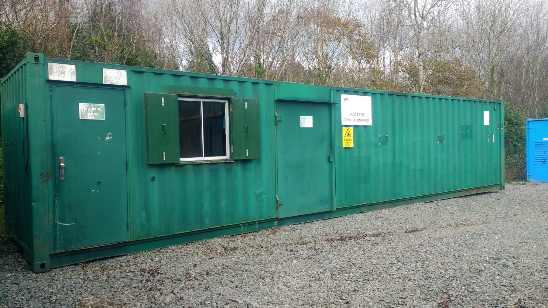 40 x 8 Storage / Office Container 12ft Office 28ft Stores Very Good Condition Double End Doors and