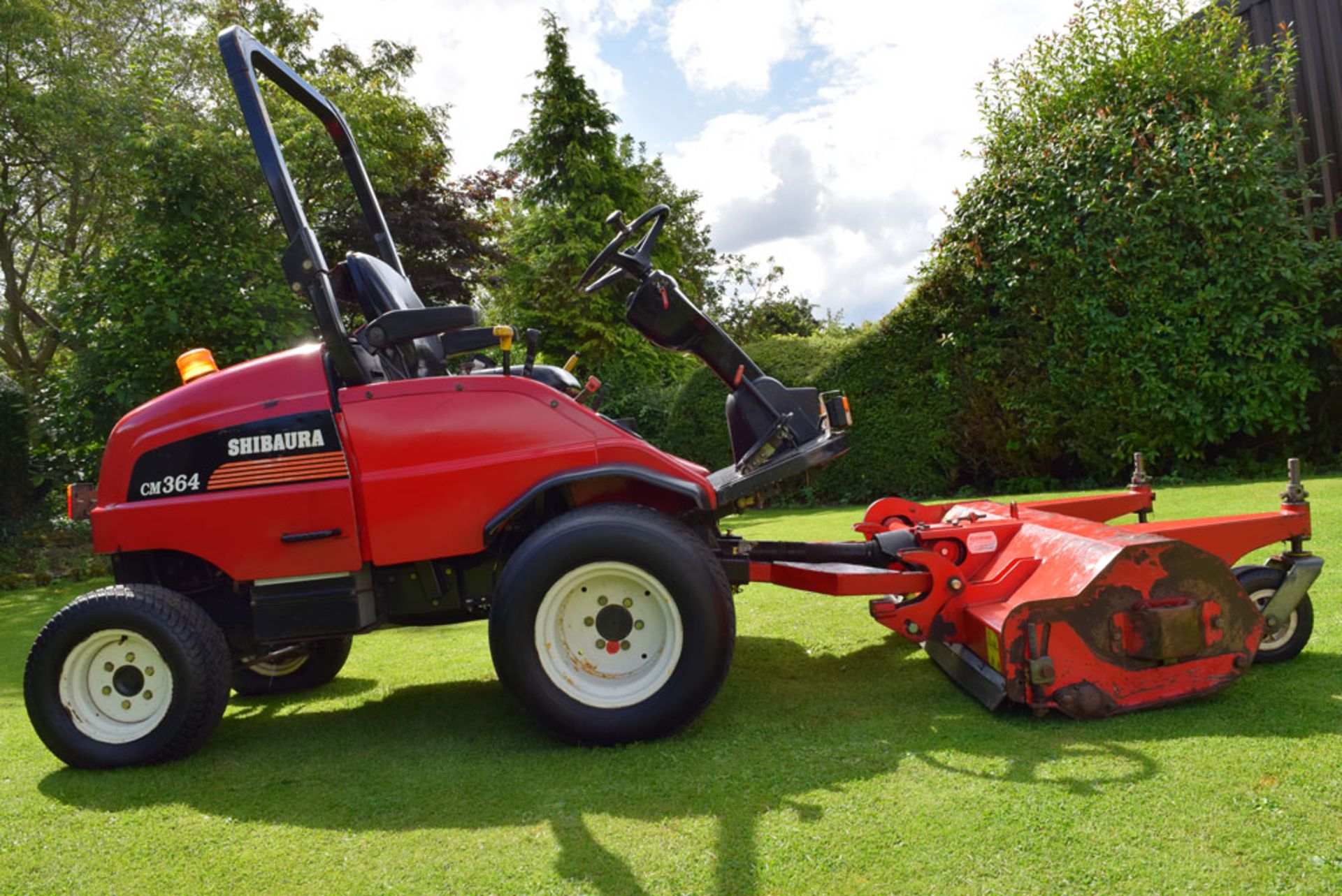 2008 Shibaura CM364 Ride On Flail Mower - Image 7 of 11