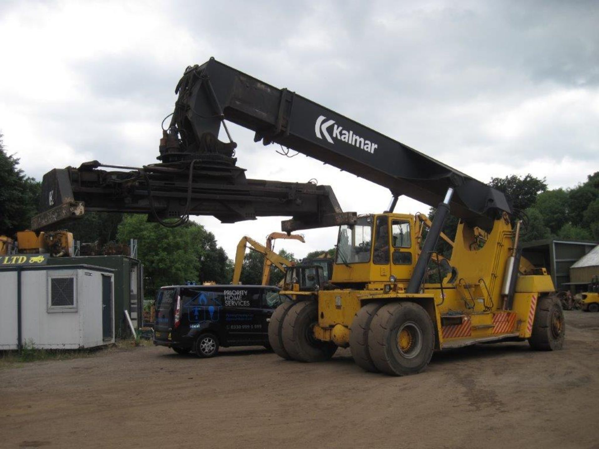 Kalmar Container Reachstacker 1994, Model is DC4161RS4, lifts 41 tonnes, runs well - Image 2 of 3