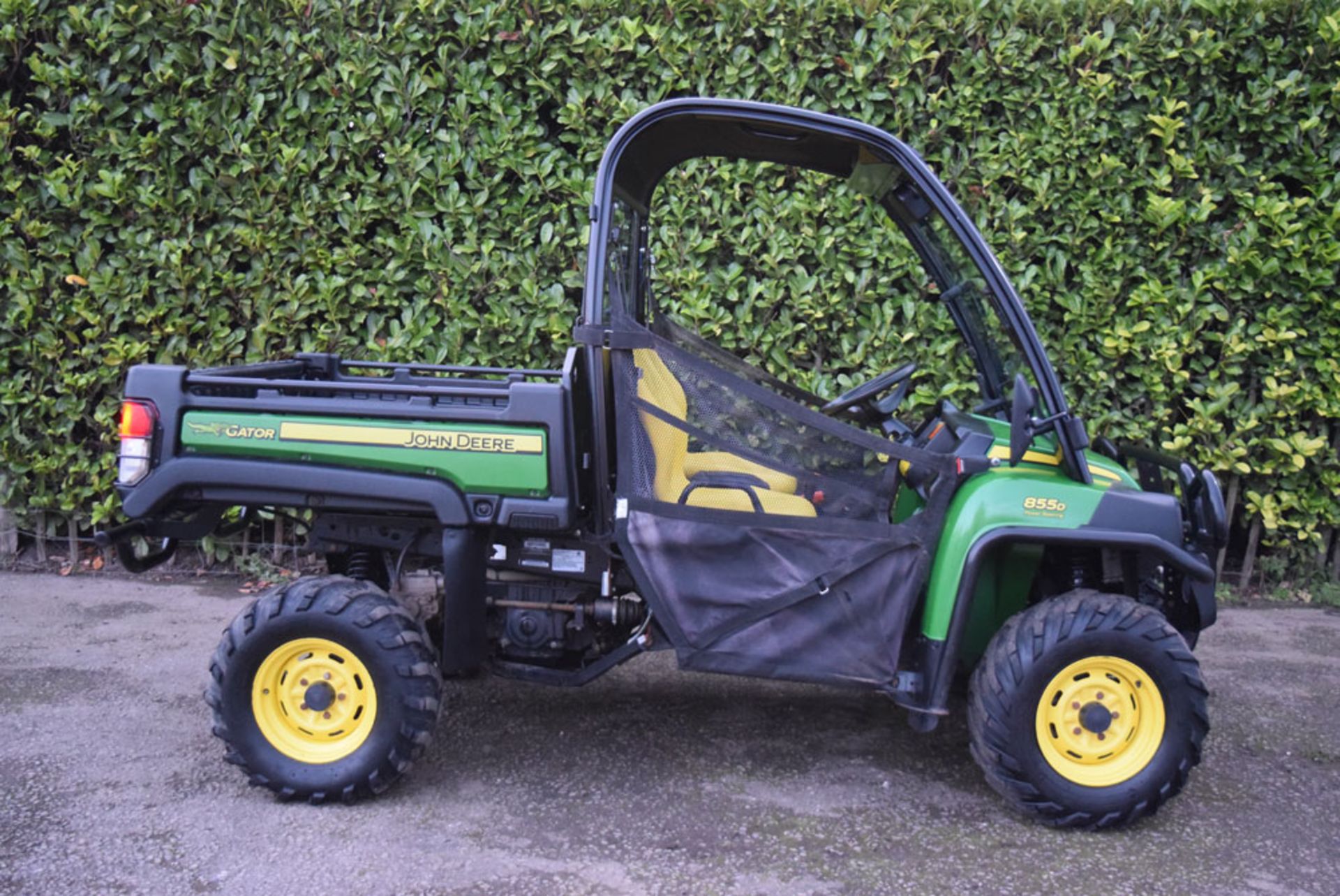 2014 John Deere Gator 855D Diesel Utility Task Vehicle With Cab