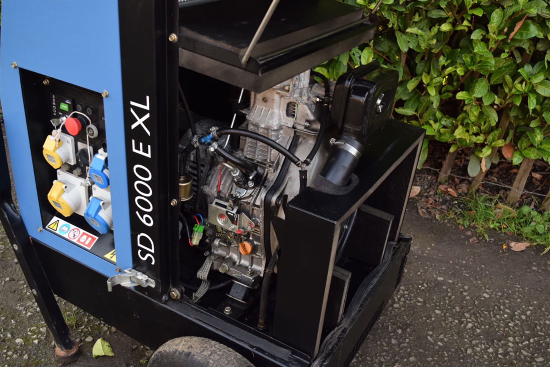 6kva Diesel YANMAR SDMO SD6000EXL with Trolley Kit - Image 6 of 6