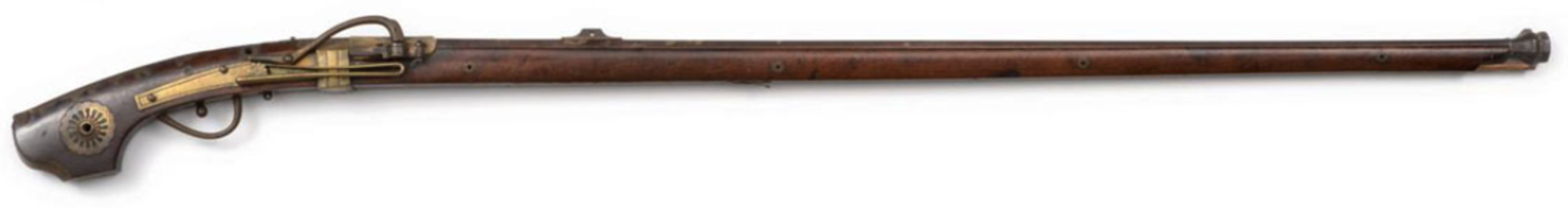 SUPERB, RARE, Late 19th Century Japanese Samurai 32 Bore Matchlock Musket With Cannon Barrel