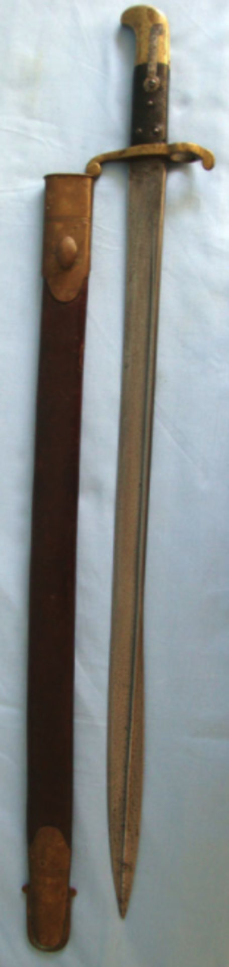 British Lancaster Sword Bayonet For The Royal Sappers and Miners Carbine of 1855 - Image 3 of 3