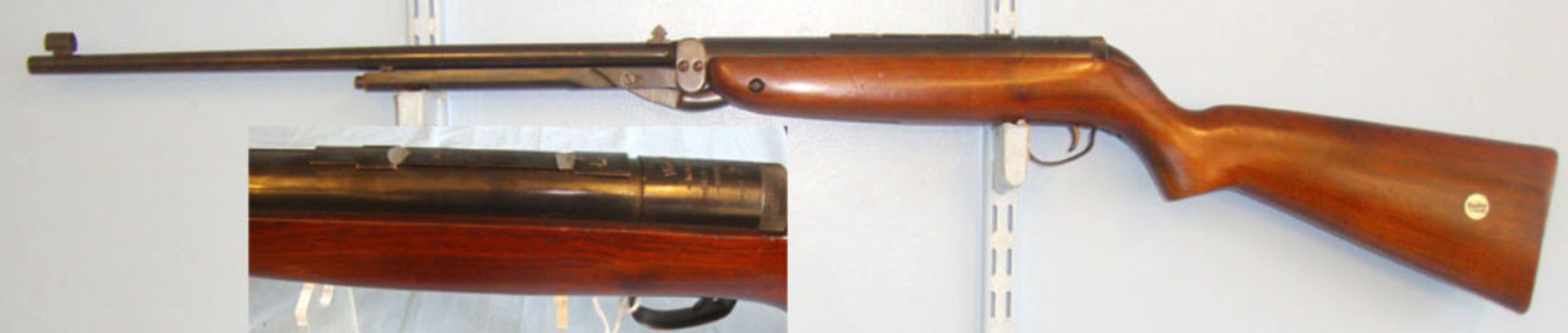1961-1964 Webley Mark 3, 4th Series .22 Calibre Under Lever Air Rifle. - Image 3 of 3