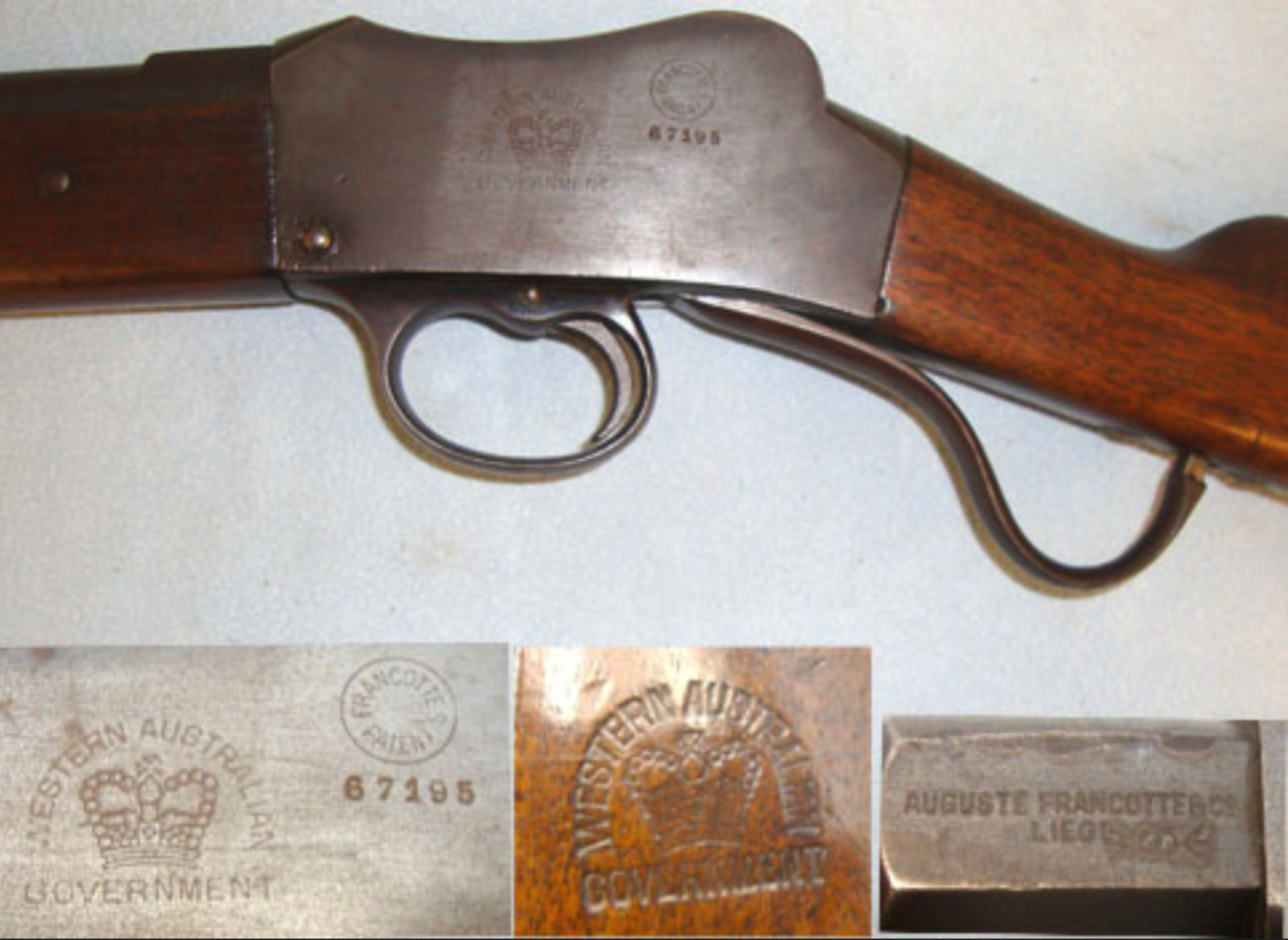 C1900 Liege Francotte's Patent Martini Action .230 (297/230) Calibre Cadet Rifle With Victorian - Image 2 of 3