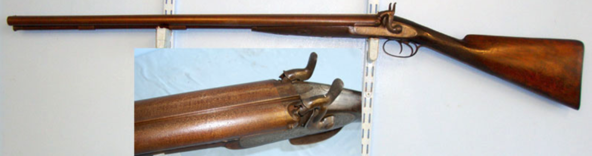C1838 Victorian, English, Joseph Graves, Birmingham, 12 Bore, Double Barrel Muzzle Loading Shotgun - Image 3 of 3