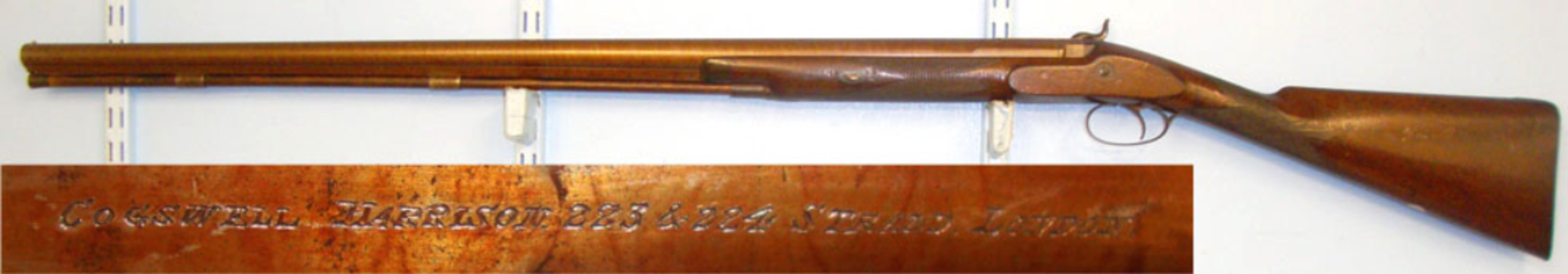 BEST QUALITY, Victorian C1850, Cogswell & Harrison Strand London 10 Bore, Single Barrel Shotgun - Image 3 of 3