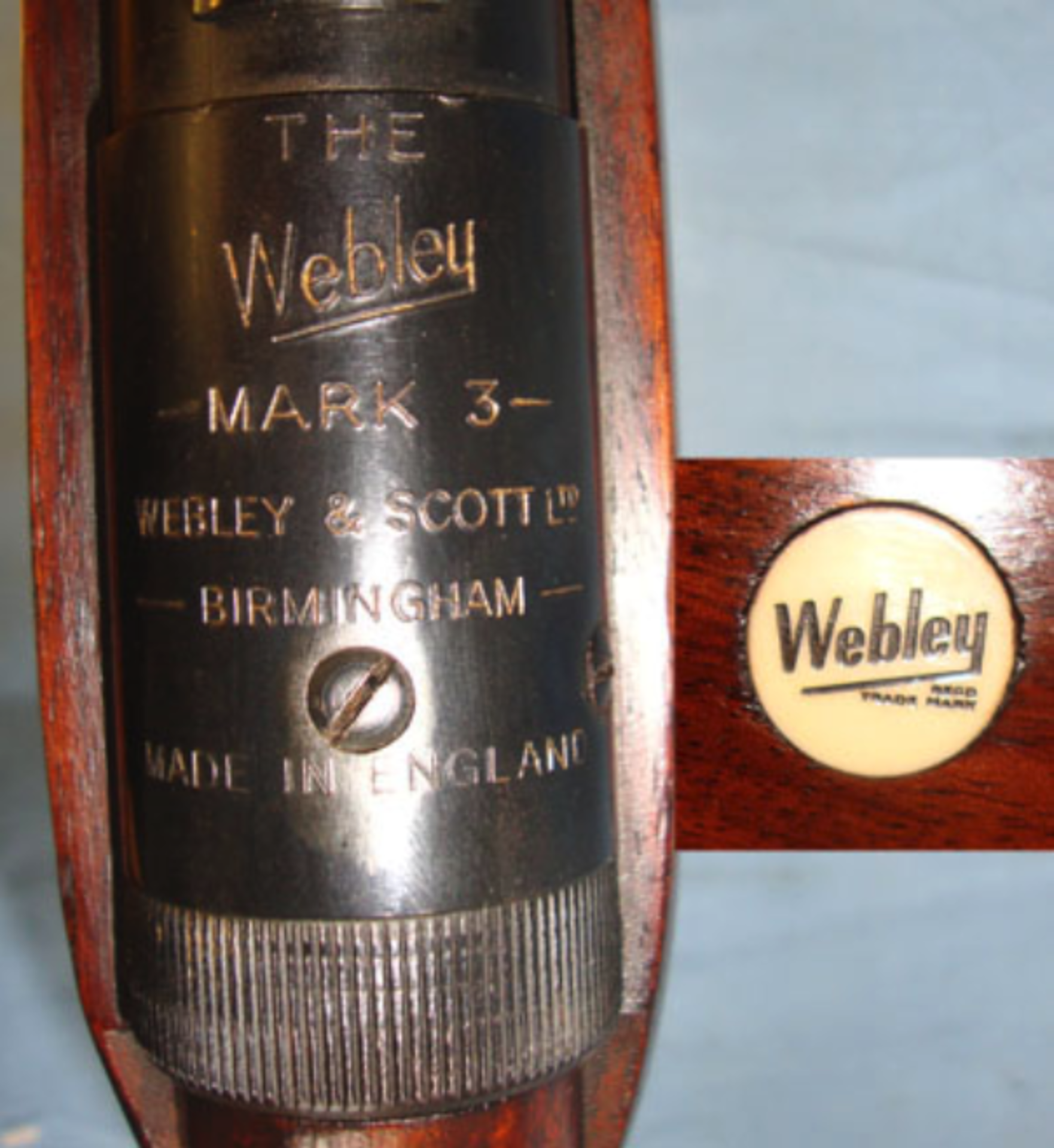 1961-1964 Webley Mark 3, 4th Series .22 Calibre Under Lever Air Rifle. - Image 2 of 3