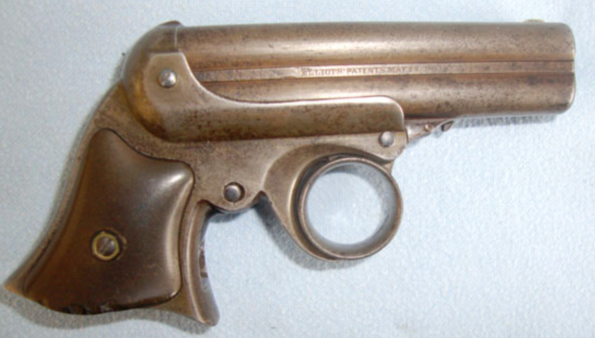 SCARCE, American Remington- Elliott 1860 Patent 4 Barrel Break Action .41 Rim Fire Calibre Derringer - Image 2 of 3