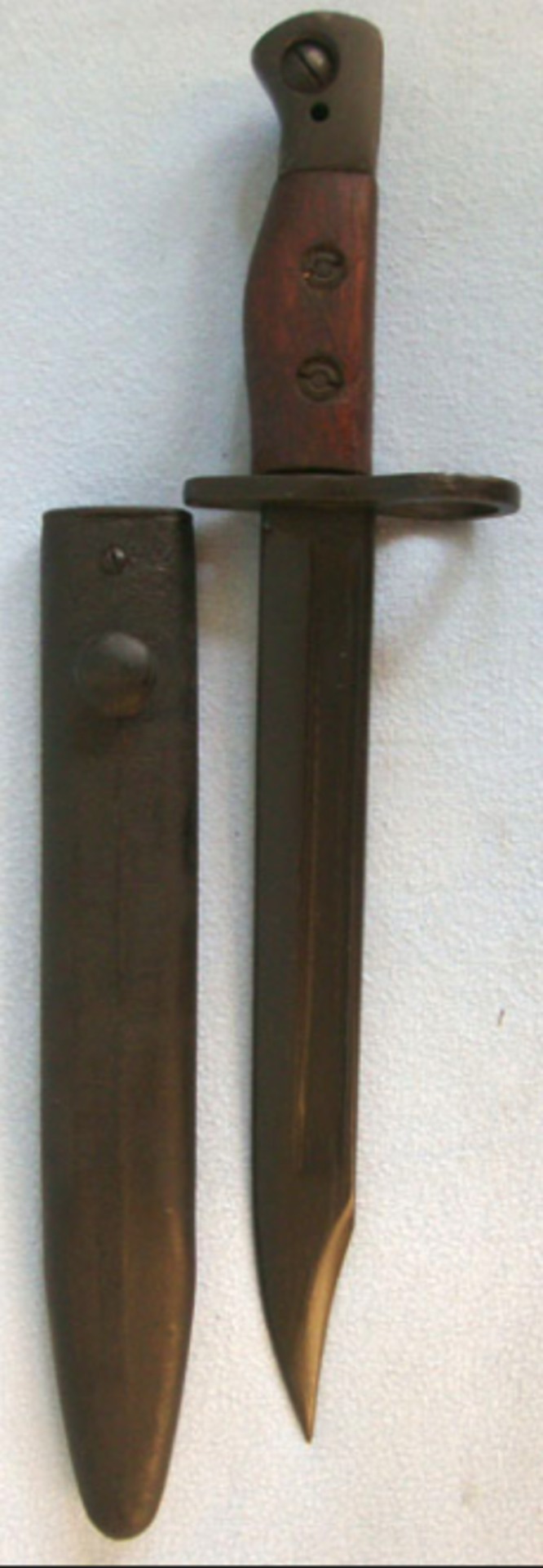 An Indian No 5 MkI Bayonet & Scabbard Made at Ishapore 1978. - Image 3 of 3