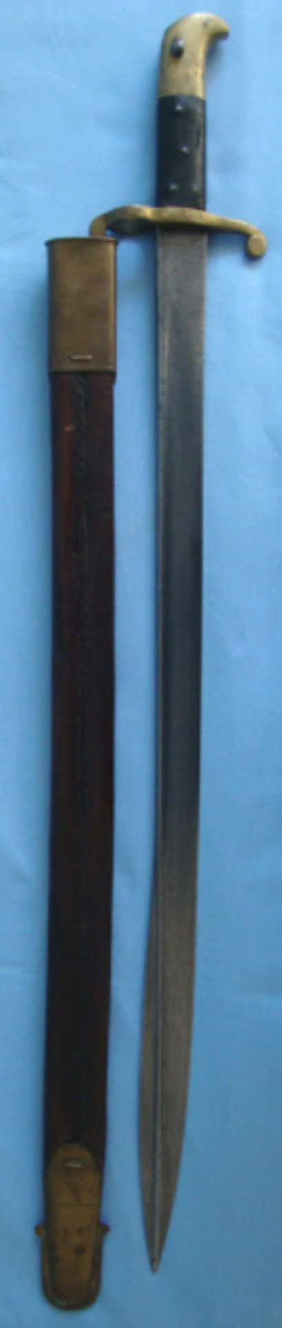 British Lancaster Sword Bayonet For The Royal Sappers and Miners Carbine of 1855