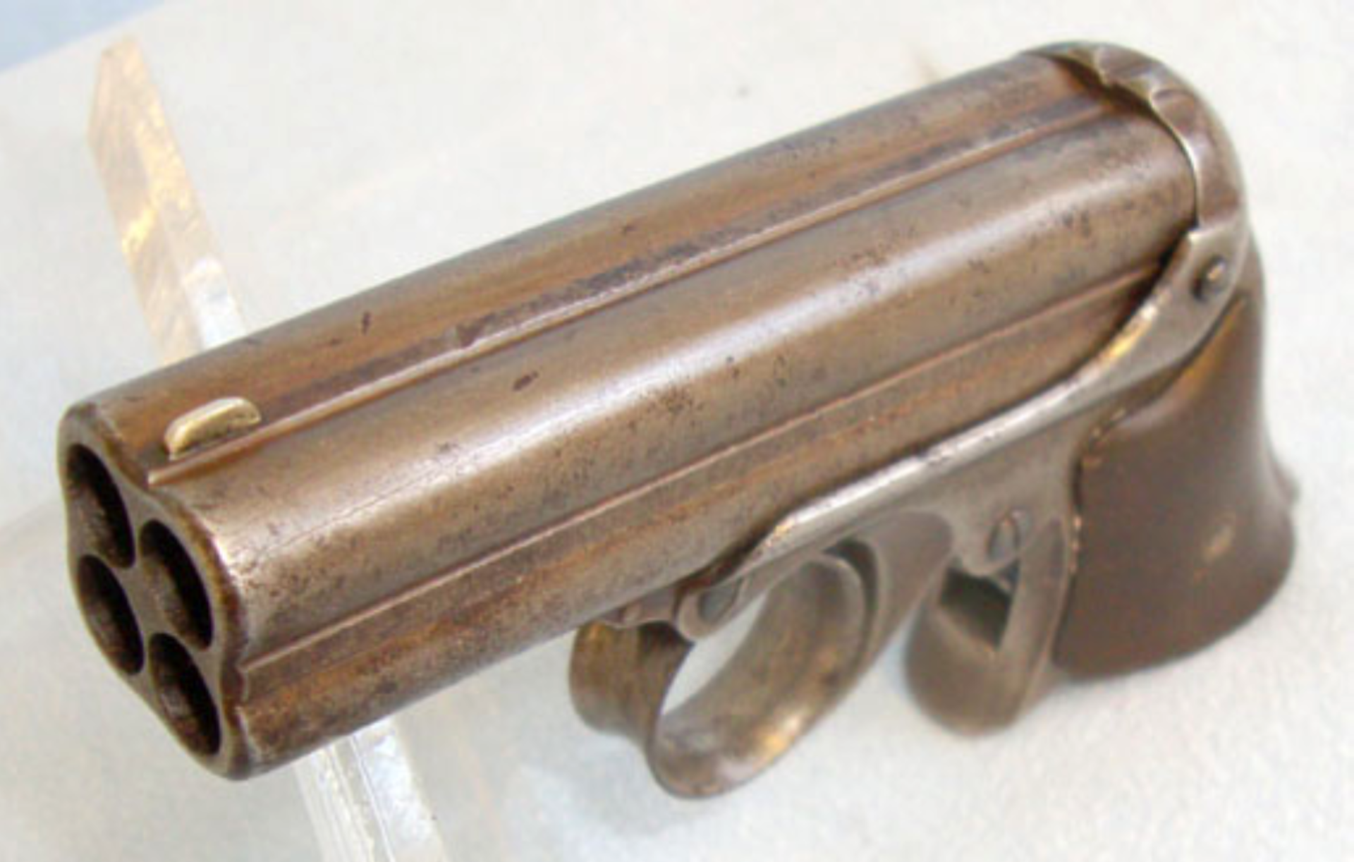 SCARCE, American Remington- Elliott 1860 Patent 4 Barrel Break Action .41 Rim Fire Calibre Derringer