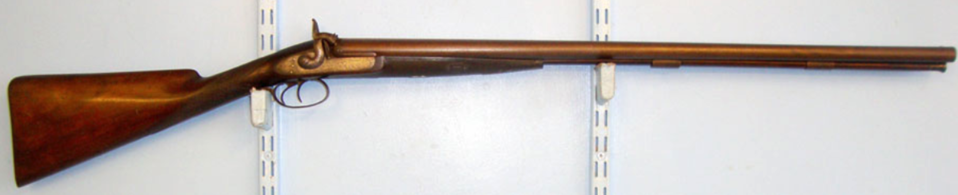 C1838 Victorian, English, Joseph Graves, Birmingham, 12 Bore, Double Barrel Muzzle Loading Shotgun