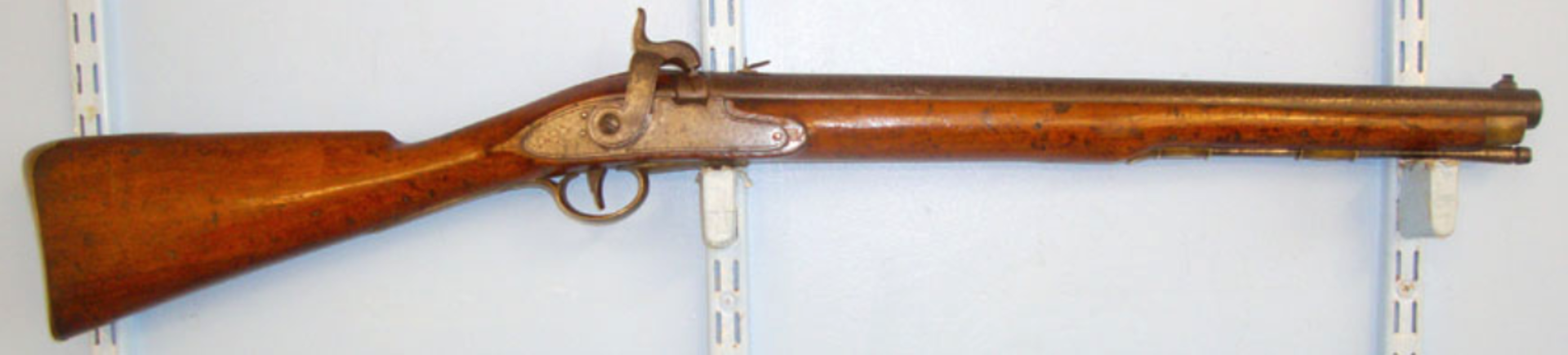 C1850 Victorian British Officer's Private Purchase Percussion Rifled 13 Bore Fusil Musket Saddle