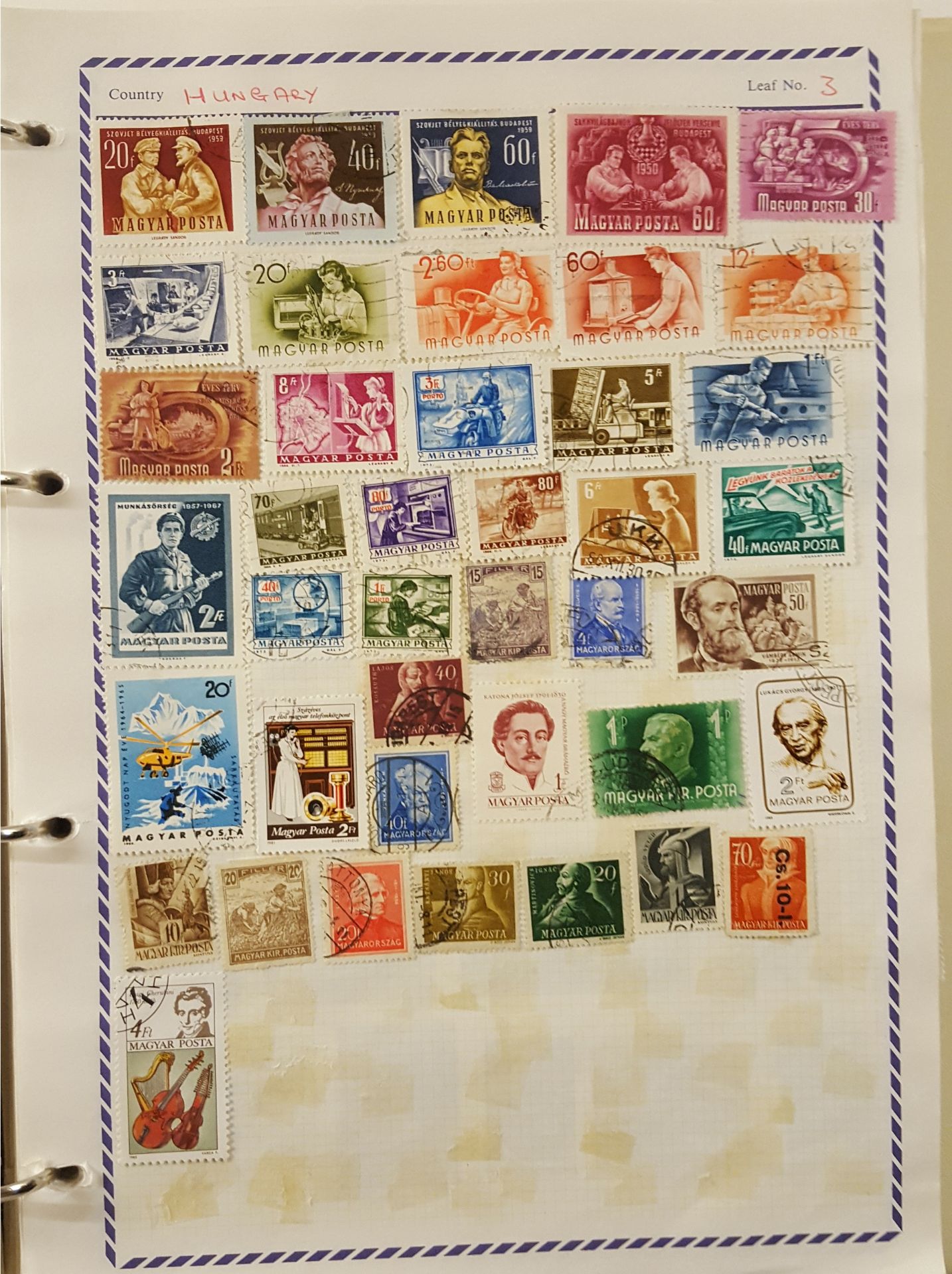 Philatelia Stamp Album Loose Leaf 600 Plus Great Britain Commonwealth & World Stamps - Image 4 of 8