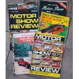 Vintage Retro 11 x Motor Show Review Magazines 1960's & 70's NO RESERVE