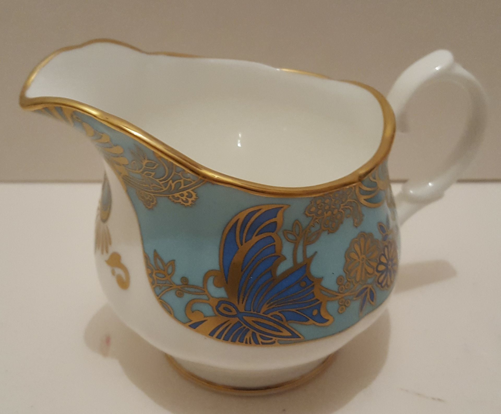 Vintage Retro Fortnum & Mason High Tea Cream or Milk Jug Butterfly Motif