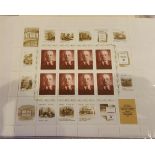 Vintage Stamp Album USSR & Greece 400 plus stamps