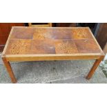 Retro Vintage Tiled Coffee Table NO RESERVE