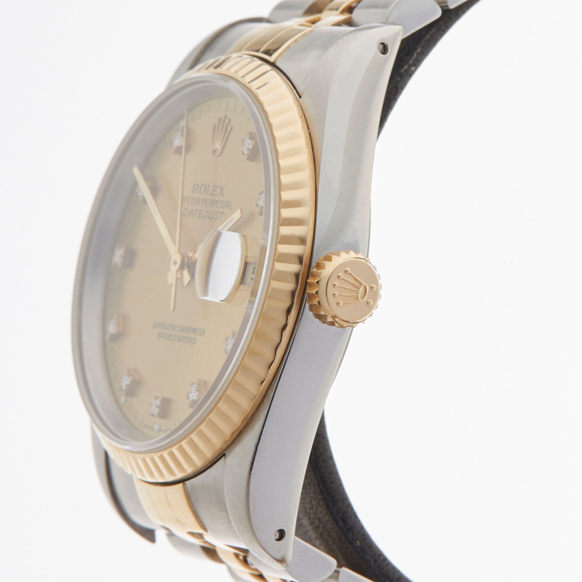 Datejust 36mm Stainless Steel & 18k Yellow Gold - 16233 - Image 4 of 9