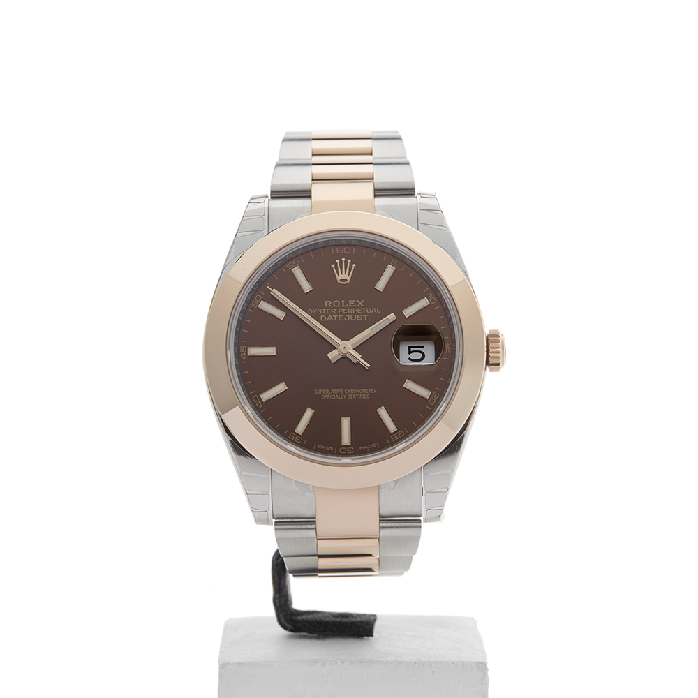 Datejust 41mm Stainless Steel & 18k Rose Gold - 126301 - Image 2 of 9