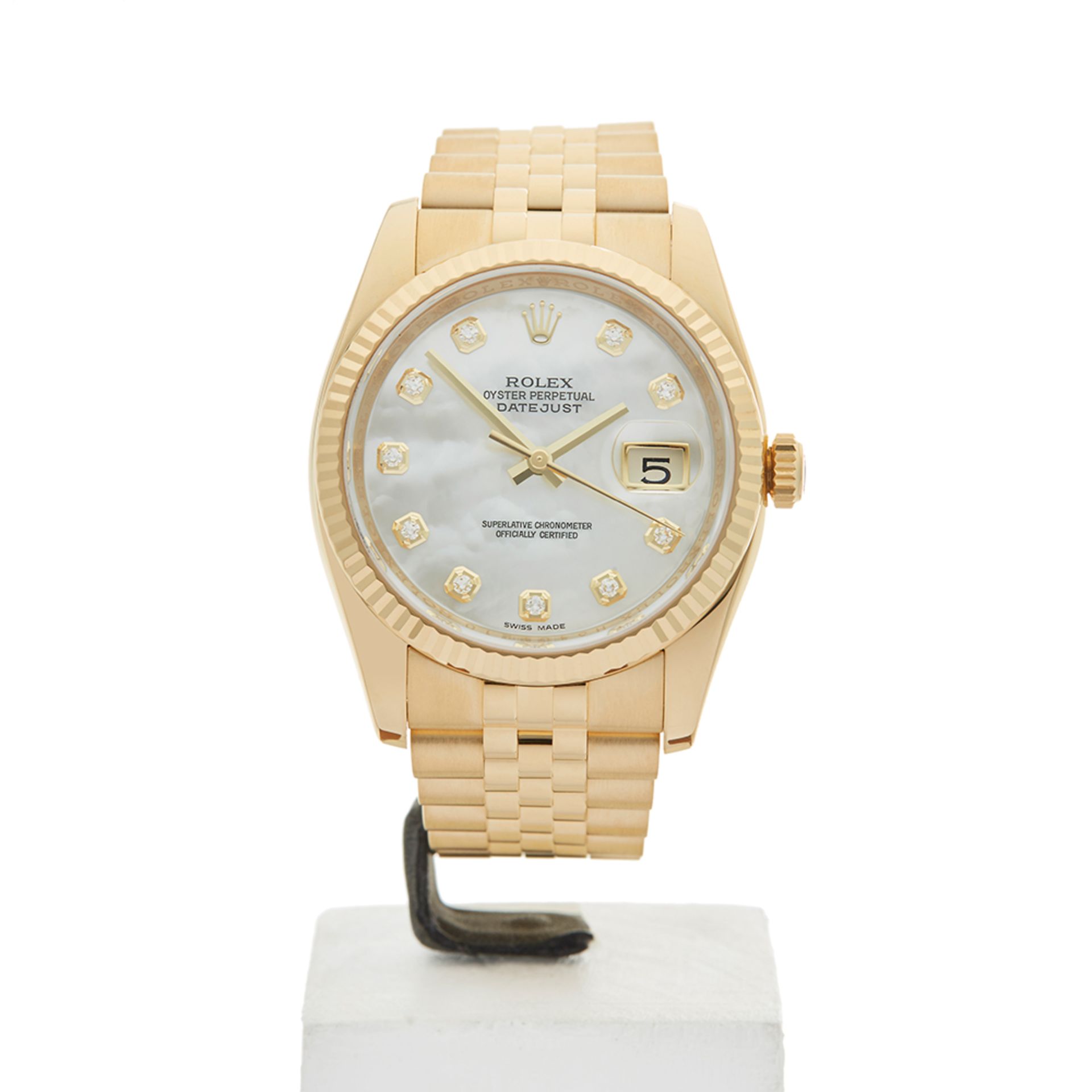 Datejust 36mm 18k Yellow Gold - 116238 - Image 2 of 9