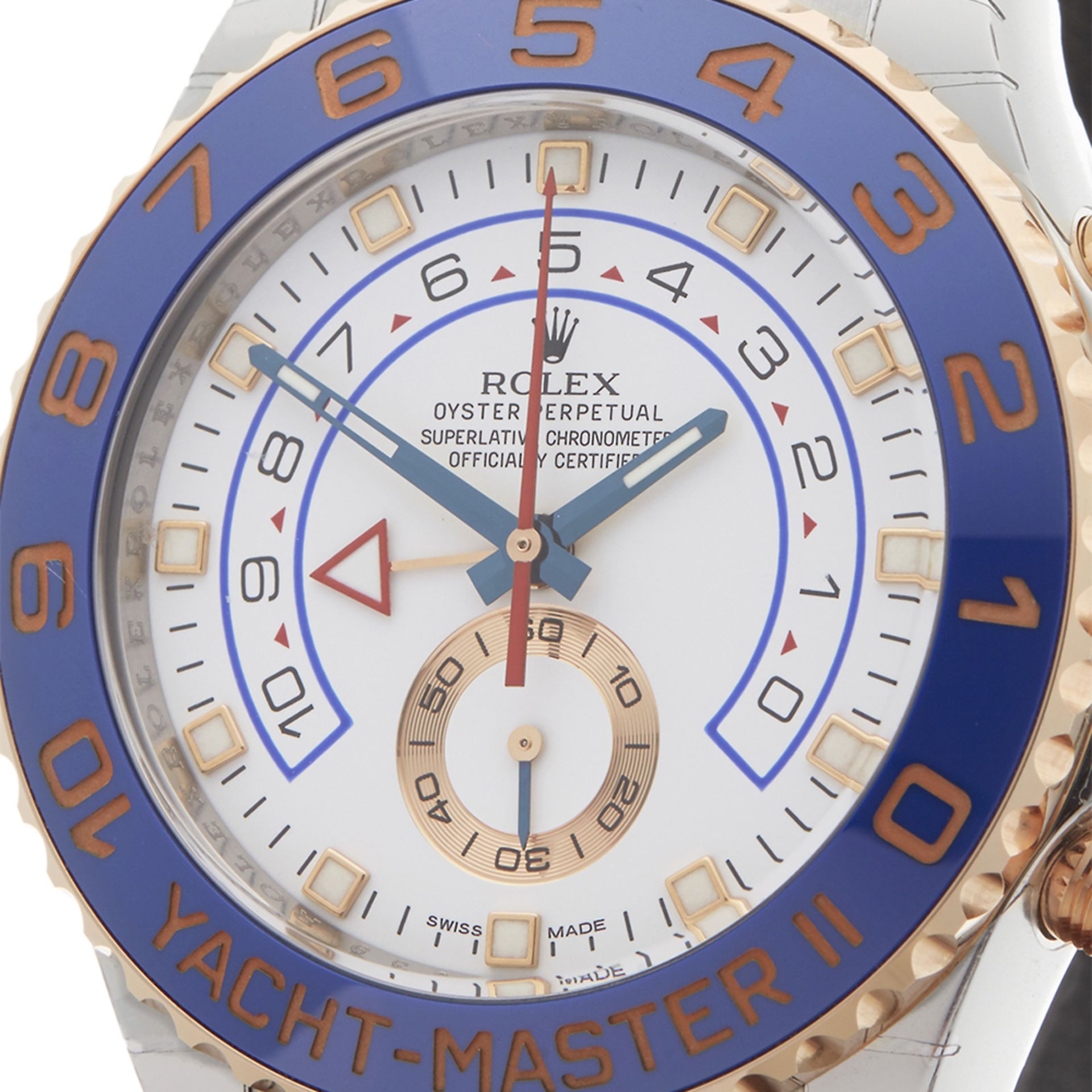 Yacht-Master II 44mm Stainless Steel & 18k Rose Gold - 116681 - Image 3 of 9