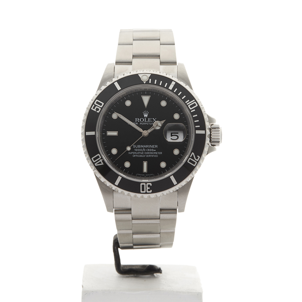 Submariner 40mm Stainless Steel - 16610 - Image 2 of 9