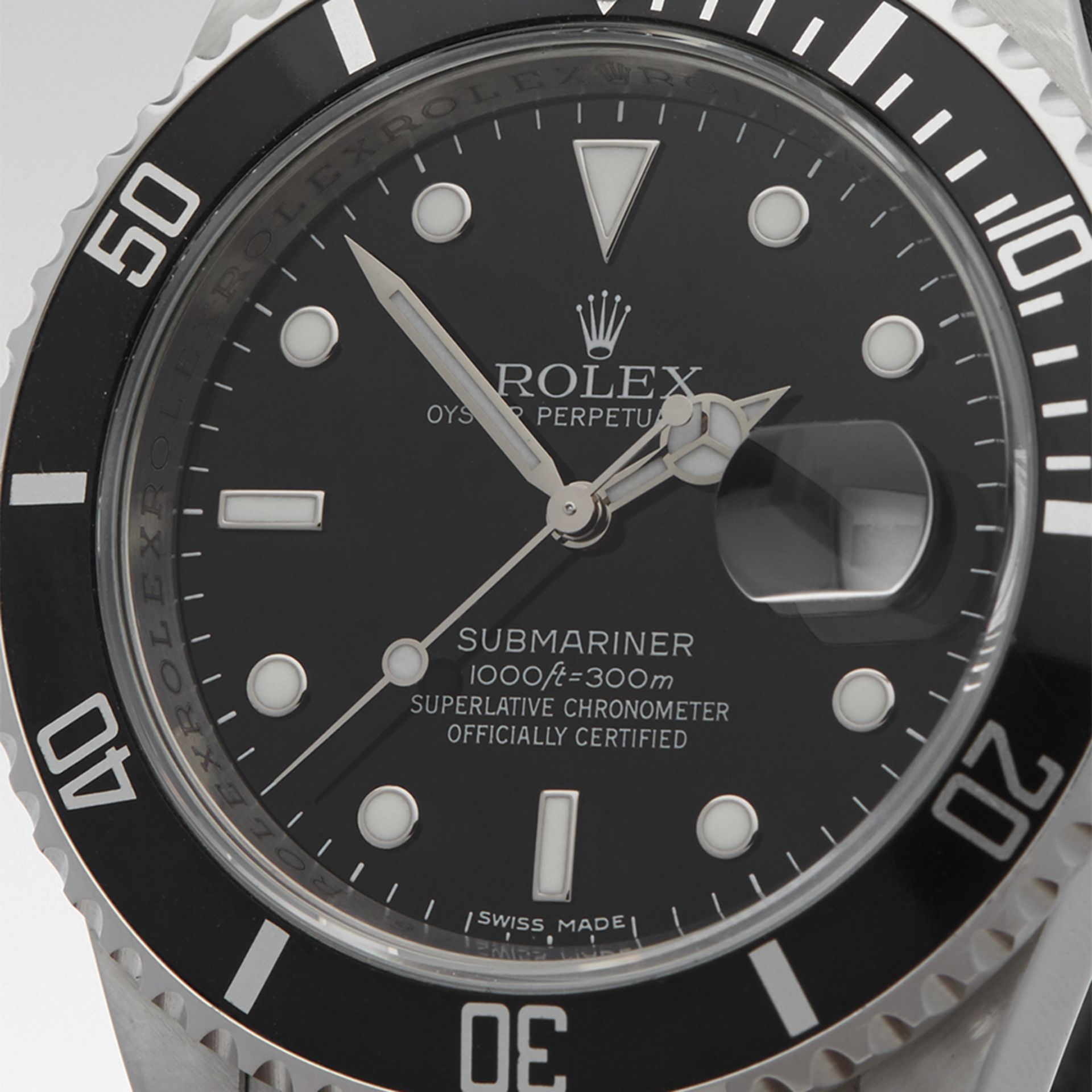 Submariner 40mm Stainless Steel - 16610LN - Image 3 of 9