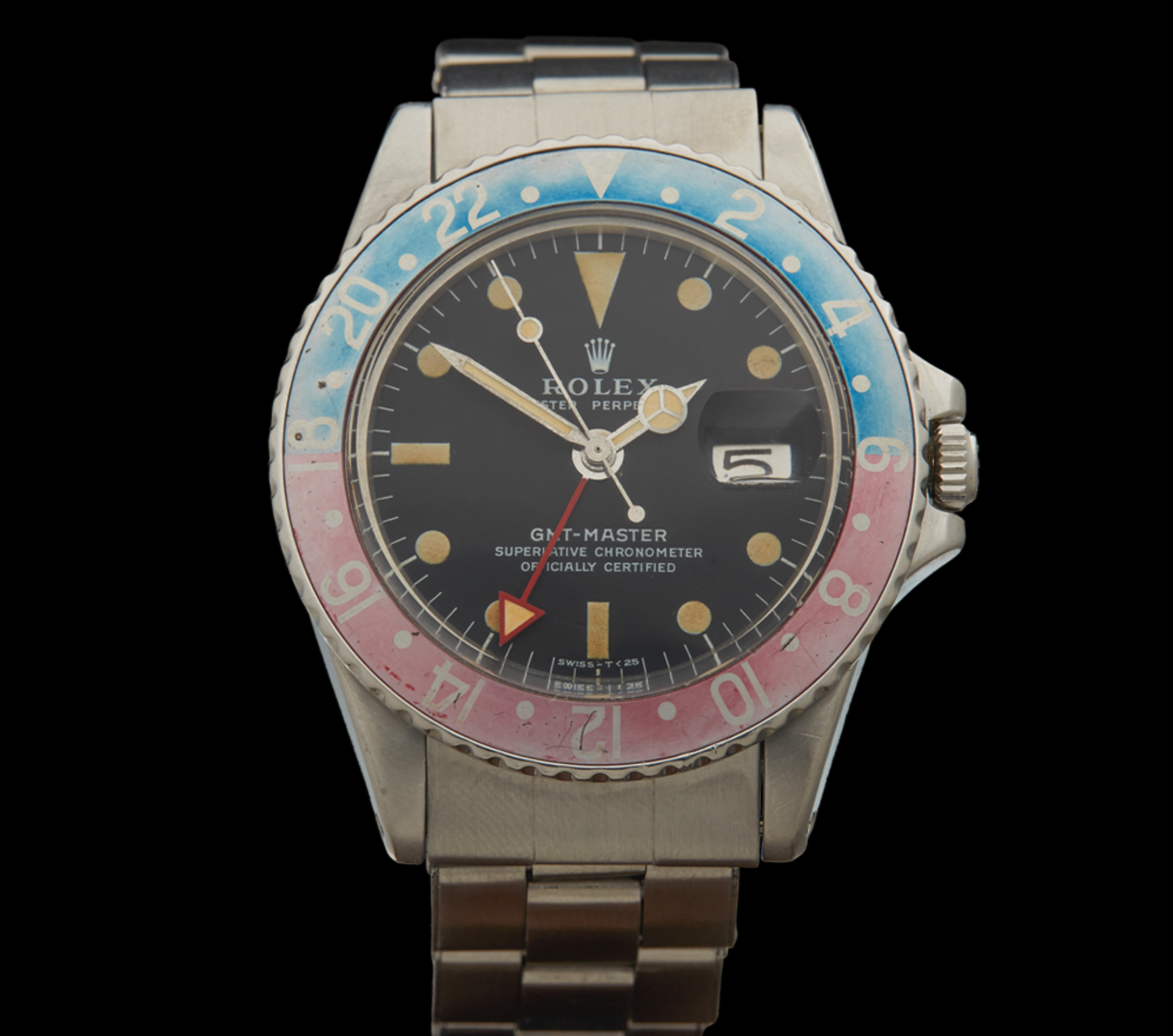 GMT-Master All Red 40mm Stainless Steel 1675. Full, Rolex Service History. - Image 5 of 10