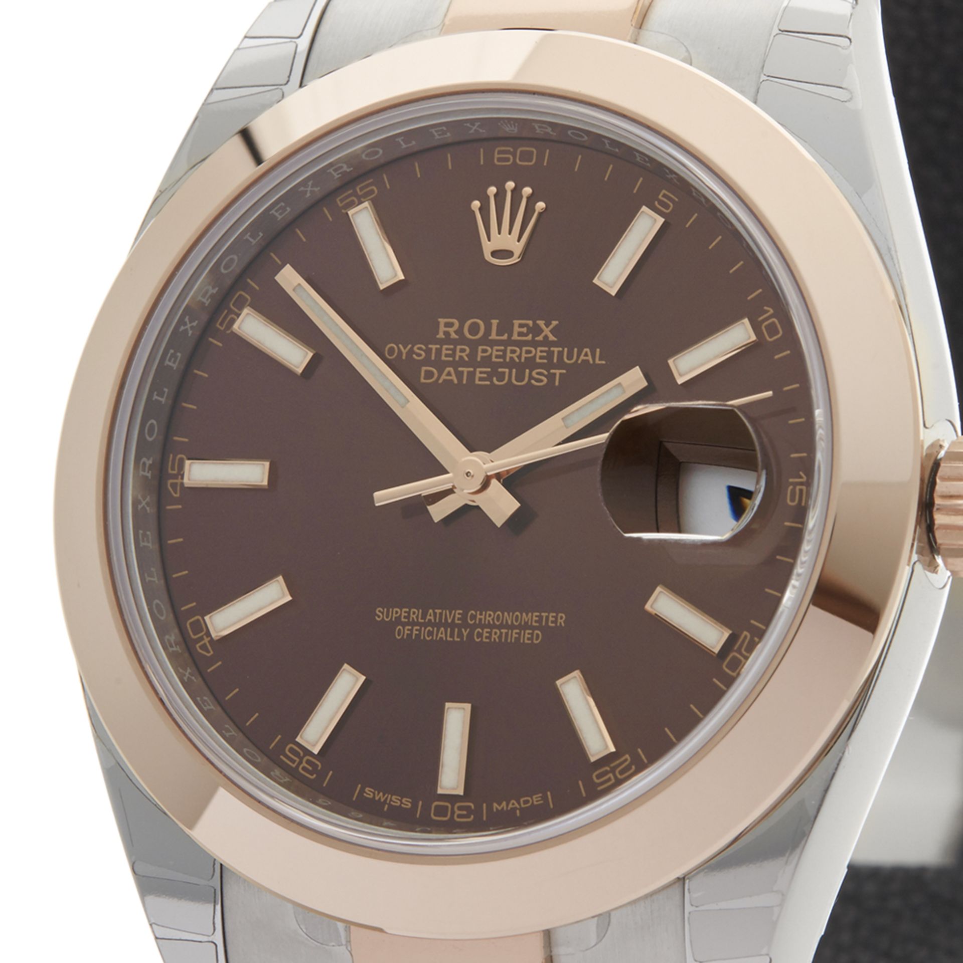 Datejust 41mm Stainless Steel & 18k Rose Gold - 126301 - Image 3 of 9
