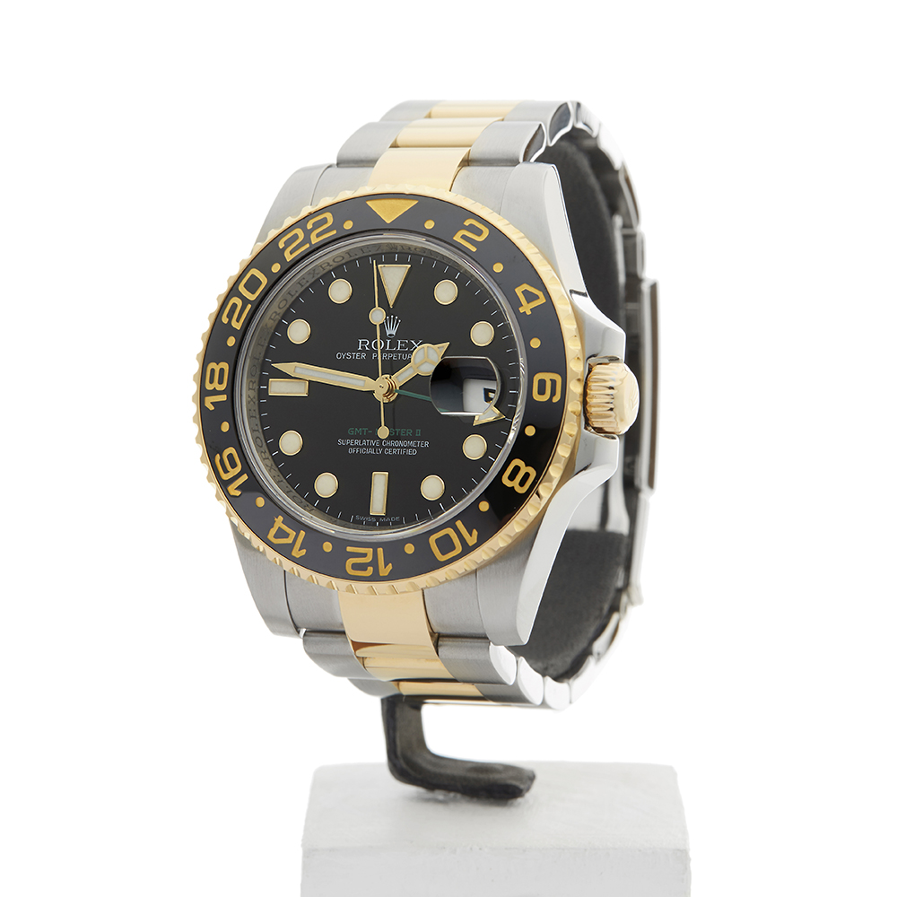 GMT-Master II 40mm Stainless Steel & 18k Yellow Gold - 116713