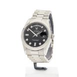 Day-Date 36mm 18k White Gold - 118239