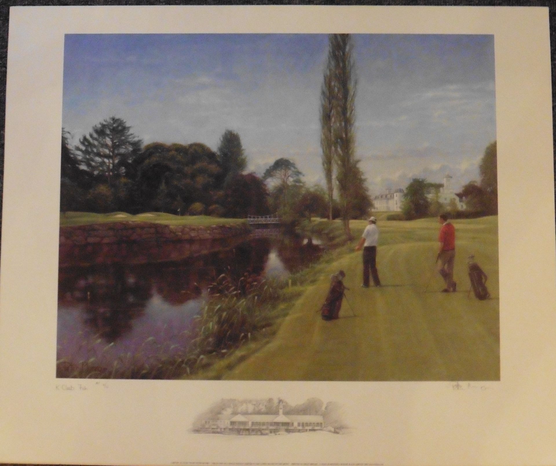 Peter Munro Scottish Bn 1954 signed artist proof The K Club golf course Title:K Club Artist:Peter - Bild 2 aus 4