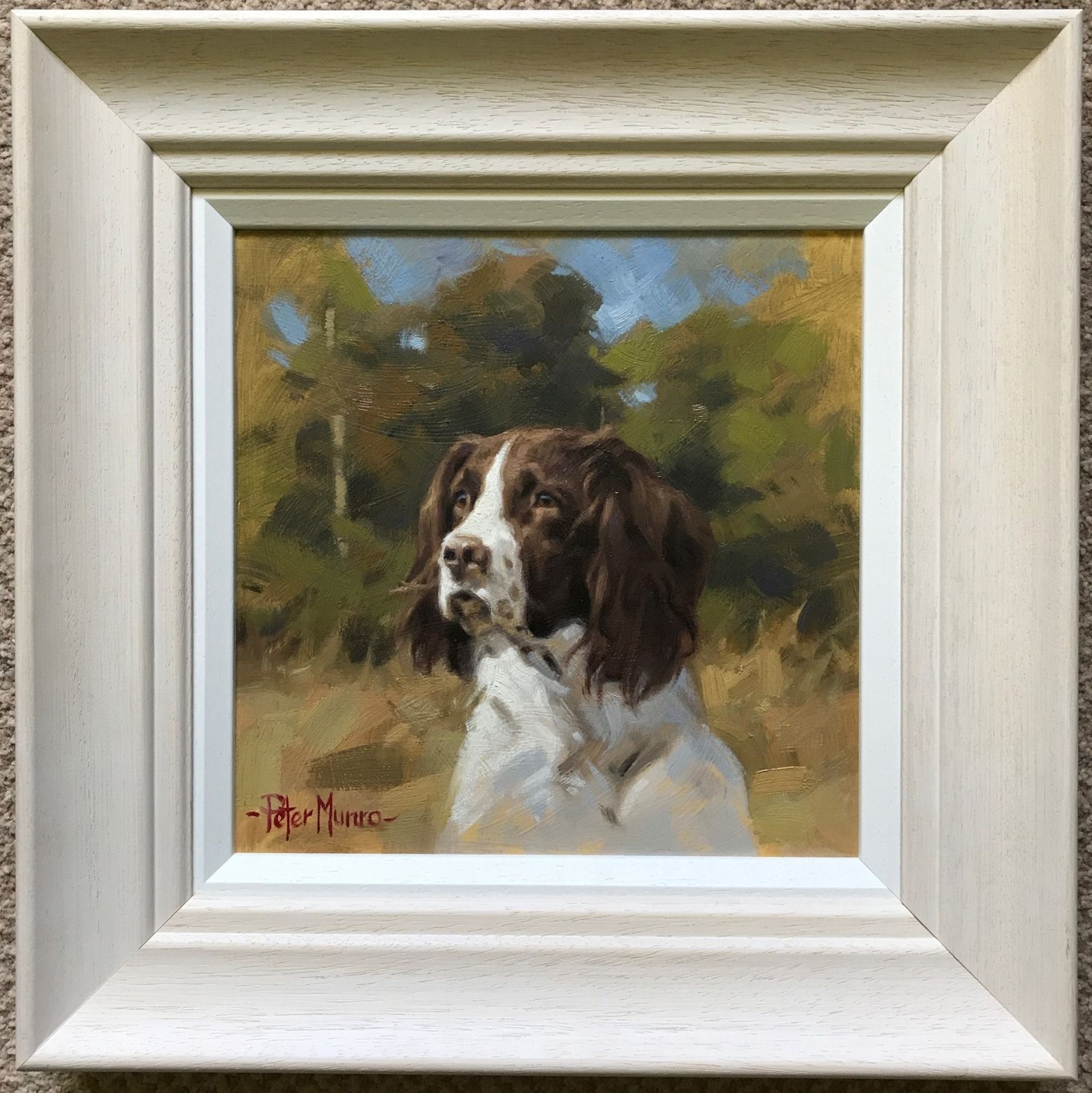 Spaniel by Scottish artist Peter Munro - Image 2 of 2