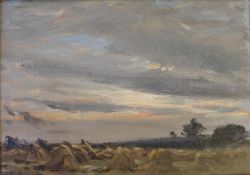 Hector Chalmers , Scottish (1849-1943) Signed oil on canvas Harvest Time Title : Harvest time Artist