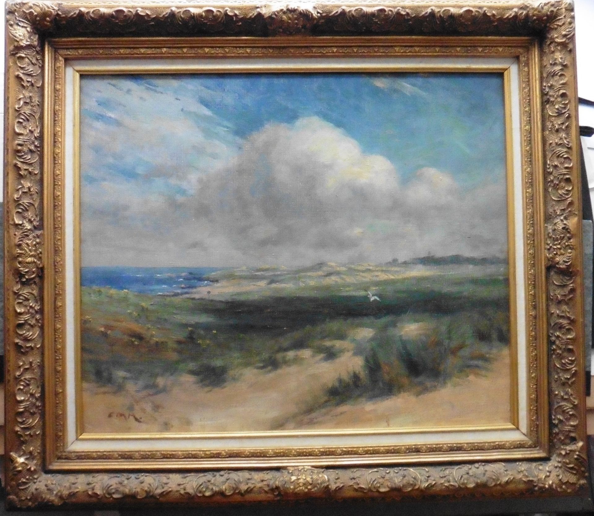 Charles Martin Hardie 1855-1933 signed oil 'Iona Sand Dunes' Title: Iona Sand Dunes Artist: - Image 2 of 5